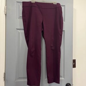 Christopher & Banks Purple Ankle-Length Jumpsuit